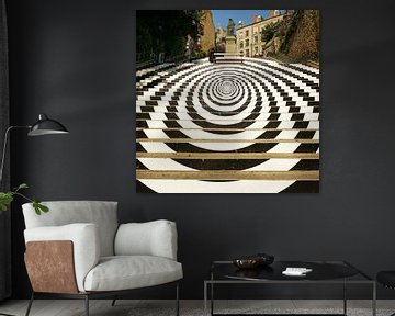 Op-Art in Blois. France. by Alie Ekkelenkamp