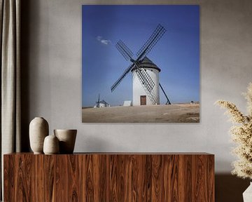 Windmühle in Campo de Criptana, Kastilien-La Mancha, Spanien von Stefano Orazzini