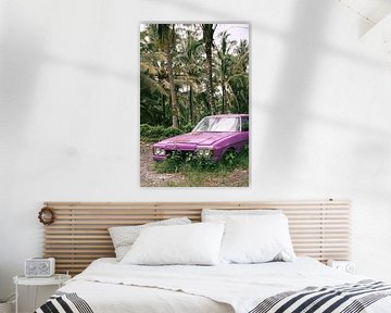 Retro auto in tropen | Fotoprint Bali | Indonesië reisfotografie van HelloHappylife