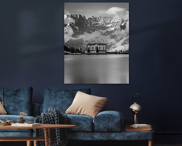 Het meer van Misurina in Zwart-Wit van Henk Meijer Photography