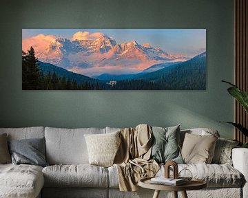 Panorama und Sonnenaufgang in den Dolomiten von Henk Meijer Photography