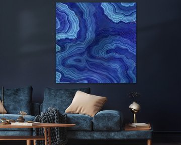 Blauwe Agaat Textuur 05