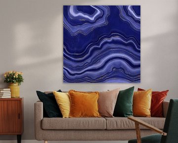 Blauwe Agaat Textuur 06