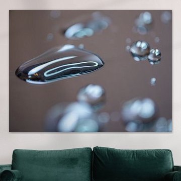 Kunst Tropfen mit Farbe