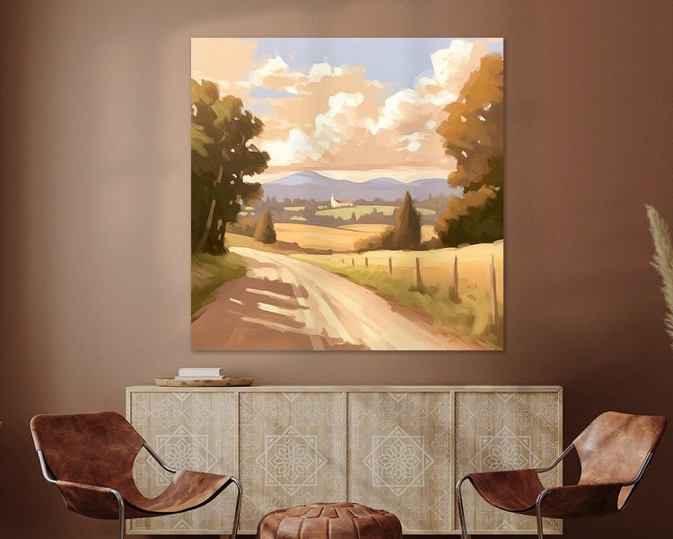 Example of the artwork in a room