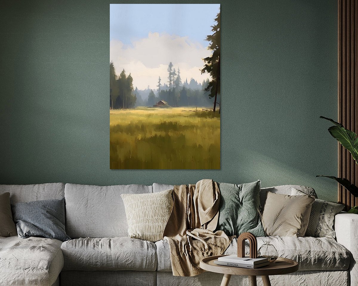 Example of the artwork in a room