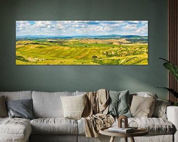 Toskana Landschaft Italien im Panorama von eric van der eijk