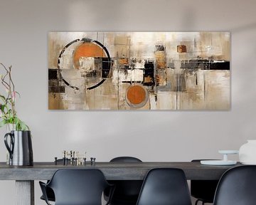 Abstract Schilderij No.833 van Blikvanger Schilderijen