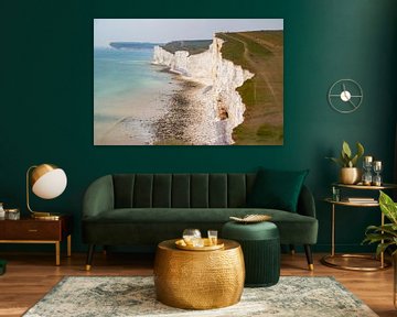 White cliffs Birling Gap, England by Nynke Altenburg