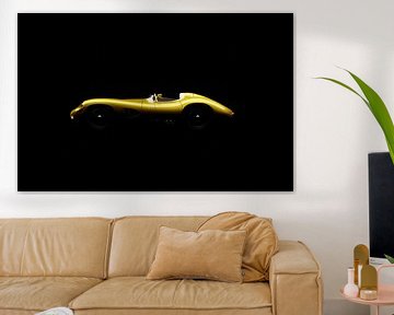 Yellow vintage sports car by Andreas Berheide Photography