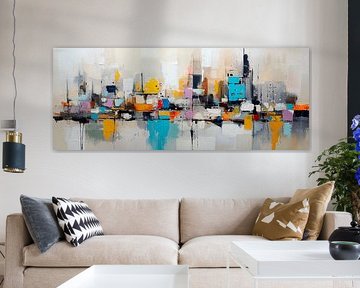 Abstract Schilderij No.420 van Blikvanger Schilderijen