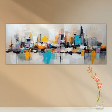 Abstract Schilderij No.420 van Blikvanger Schilderijen