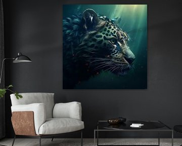 Underwater Big Cat von YArt