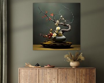 ikebana (japanse bloemsierkunst) sur Gelissen Artworks