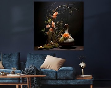 ikebana (japanse bloemsierkunst) sur Gelissen Artworks