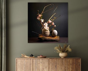 ikebana (japanse bloemsierkunst) von Gelissen Artworks