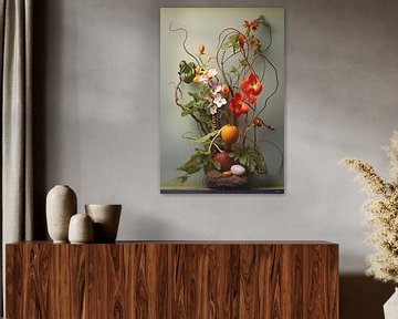 ikebana (japanse bloemsierkunst) sur Gelissen Artworks