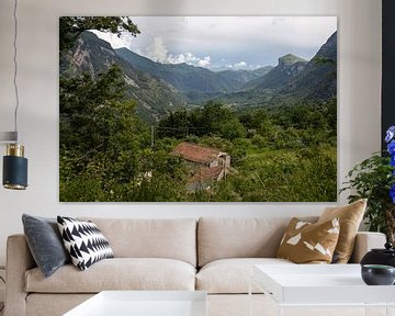 Paysage montagneux dans le sud de l'Italie, Salerne Italie sur Fotos by Jan Wehnert