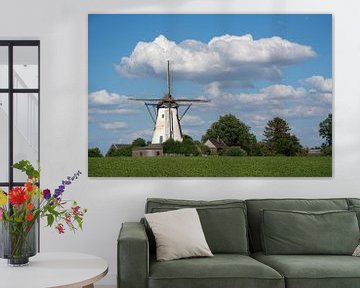 Windmolen, Bedburg, Noordrijn-Westfalen, Duitsland van Alexander Ludwig