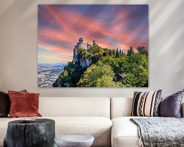 Fort in San Marino Italië van Animaflora PicsStock