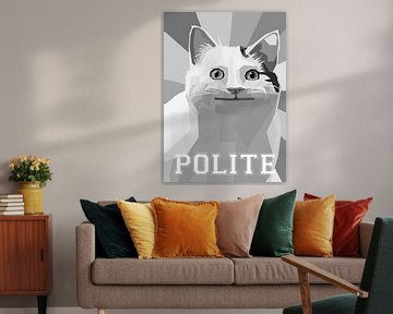 Polite Cat by Faqih Akbar