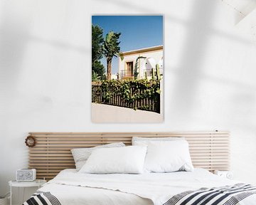 Wit huis met tropische tuin in Ibiza // Reis en straatfotografie van Diana van Neck Photography