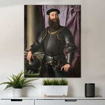 Porträt von Stefano IV Colonna, Bronzino