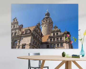 View of the Old Town Hall in the city of Leipzig