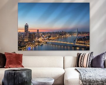 Rotterdam in the blue hour from WPC by Ilya Korzelius