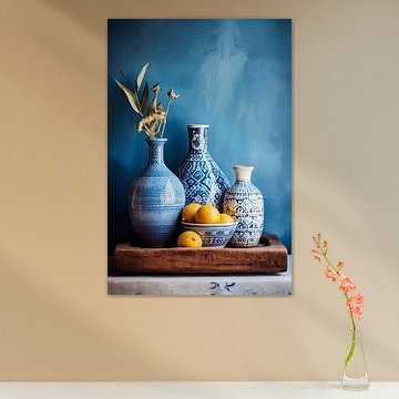 Blauw stilleven nr. 1