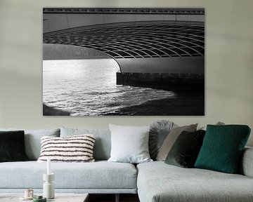 Detail Westminister brug ( zwart / wit) by Astrid Koning Priester