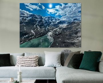 Montagne Grossglockner en Autriche au printemps sur Sjoerd van der Wal Photographie