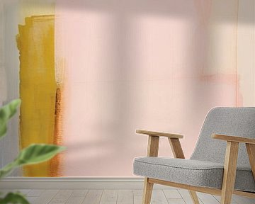 Modern abstract in pastelkleuren van Studio Allee