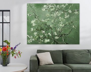 Almond blossom green Vincent van Gogh in modern look No 3 by Kjubik