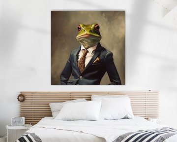 Frederik, gentleman, kikker in pak van Color Square