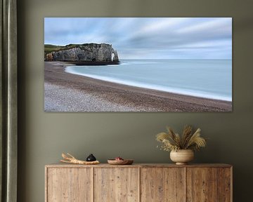 Morning on the beach at Étretat - Beautiful Normandy by Rolf Schnepp