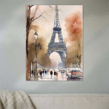 Paris ,Watercolor