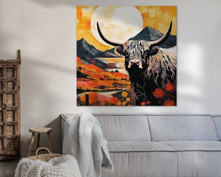 Example of the artwork in a room