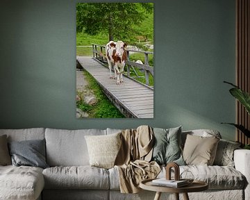 De koe op de brug van Bernhard Kaiser