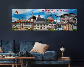 Münstertal in the Black Forest - Collage No.1