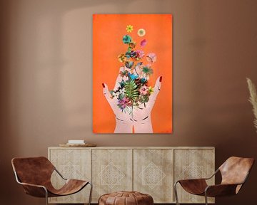 Frida`s Hand`s (Orange) by Treechild