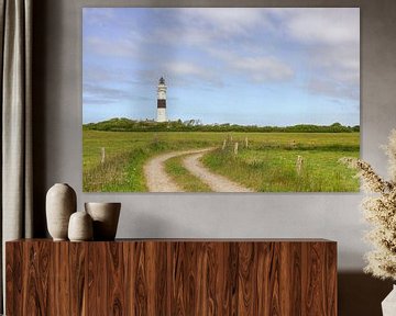 Sylt Leuchtturm Langer Christian in Kampen von Michael Valjak