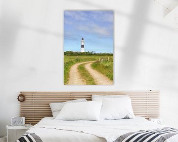 Sylt Lighthouse Langer Christian in Kampen by Michael Valjak