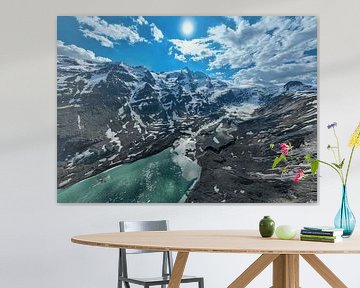 Montagne Grossglockner en Autriche au printemps sur Sjoerd van der Wal Photographie