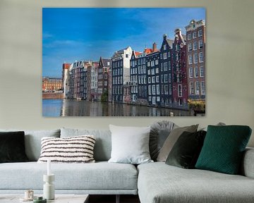 Le quartier des canaux du centre-ville d'Amsterdam en été sur Sjoerd van der Wal Photographie