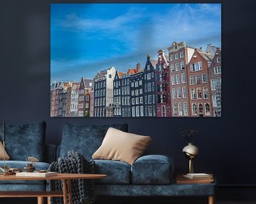 Amsterdamer Grachtenviertel im Sommer von Sjoerd van der Wal Fotografie