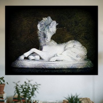 Eenhoorn  Grunge Art