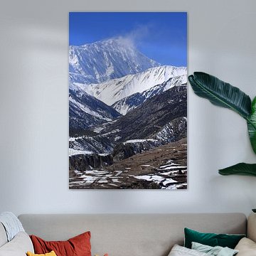 Pic enneigé, Himalaya, Népal