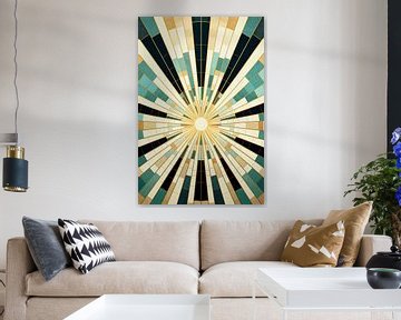 Art Deco Sunbeams by Whale & Sons