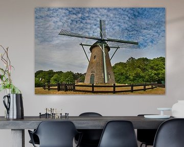 Molen in Schoorl in Noord-Holland van Tanja Voigt